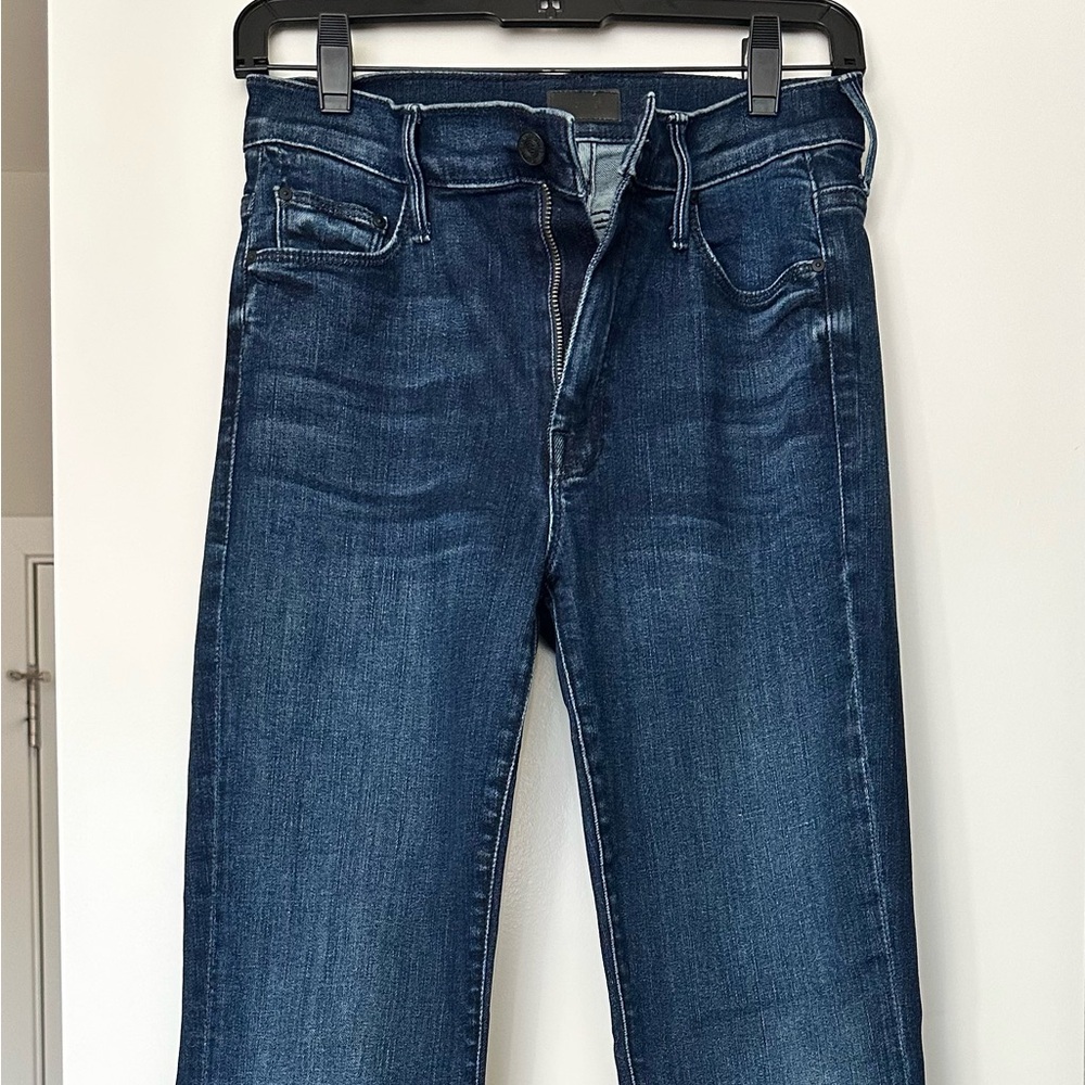 Frame Denim Blue Flare Wide Leg Jeans